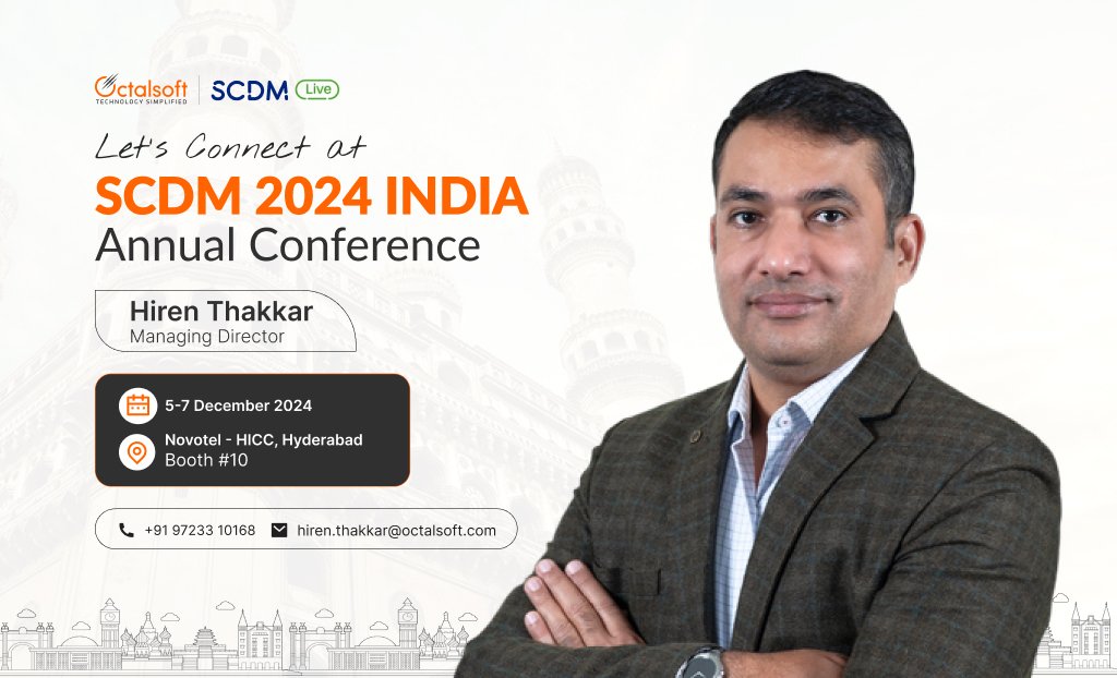 Octalsoft to Showcase Innovative eClinical Solutions at SCDM India Annual Conference 2024